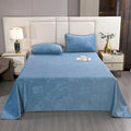Axyaa Crystal Velvet Waterproof Bed Sheet Mattress Cover - Warm & Durable