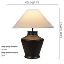 Axyaa Ceramic Table Lamp for Living Room, Bedroom, Study, Hotel, Desk