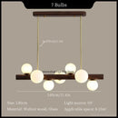 Axyaa Wood Pendant Chandelier LED Ceiling Lighting Fixture