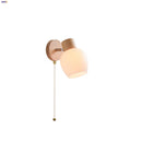 Axyaa White Glass LED Wall Sconce Modern Nordic Home Decor Light