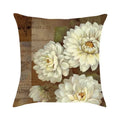 Axyaa Floral Linen Pillowcase 45x45cm