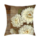 Axyaa Floral Linen Pillowcase 45x45cm