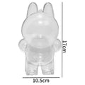 Axyaa Clear Plastic Hanging Storage Organizer for Dolls, Figures, and Collectibles