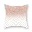 Axyaa Pink Bling Dots Geometric Throw Pillow Cover
