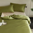 Axyaa Silk Bedding Set: Duvet Cover, Quilt Cover & Pillowcase, 100% Natural Silk