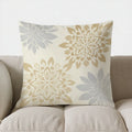 Axyaa Floral Pattern Decorative Throw Pillow Cover for Sofa, Bedroom, Car