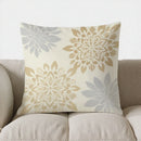 Axyaa Floral Pattern Decorative Throw Pillow Cover for Sofa, Bedroom, Car
