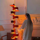 Axyaa Wood Floor Lamp for Master Bedroom and Living Room
