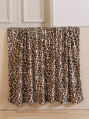 Cheetah Leopard Print Flannel Blanket by Axyaa - Soft Microfiber for Bed & Couch