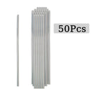 Axyaa Stainless Steel Reusable Drinking Straws - Set of 50