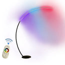 Axyaa LED Floor Lamp Black White Modern Indoor Lighting Fixtures