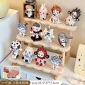 Axyaa Wooden Display Shelf for PopMart Figures - 2/3 Layers Blind Box Storage