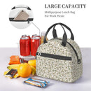 Axyaa Floral Insulated Lunch Bag with Adjustable Strap for Women