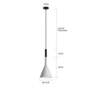 Axya Nordic LED Chandelier Black Pendant Lights for Home Dining Room Decor