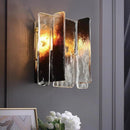 Axyaa Retro French Glass Wall Lamp for Stylish Bedroom Headboard Décor