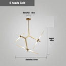 Axyaa Gold Luxury LED Chandelier for Home Decor