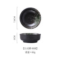 Axyaa Round Seasoning Dishes Set for Home & Restaurant, 2pcs