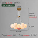 Axyaa Bubble Ball Pendant Light for Creative Restaurant and Bedroom Decor