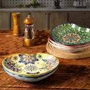 Axyaa Bohemian Ceramic Love Plate | Creative Vegetable Fruit Steak Plate | High-Value Tableware