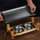 Axya Non-Stick Grilling Wok Plate Set for BBQ, Oven, and Stovetop