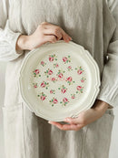 Axyaa 10-Inch Dinner Plate Set - Versatile & Elegant for Breakfast, Desserts, and Dim Sum