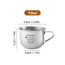 Axyaa Kids Stainless Steel Tumbler with Handle - Durable & Cute Drinkware