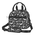 Axyaa Halloween Bats Insulated Lunch Bag with Adjustable Strap