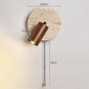 Axyaa LED Wall Lamps for Modern Wabi Sabi Living Room and Study Décor