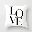 Axyaa Geometric Portrait Pillowcase - Stylish Home & Office Cushion Cover