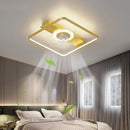 Axyaa Remote Control Living Room Ceiling Fan Light - Simple Modern Design