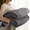 Axyaa Cozy Plush Fleece Blanket for Bed Sofa - All Season Lightweight Warm Winter Blanket
