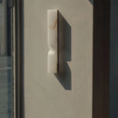 Axyaa Art Deco Marble LED Wall Lamp for Home and Restaurant Lighting