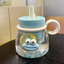 Axyaa 1000ml Cute Tea Infuser Bottle with Handle - Sport Gym Travel Drink Bottle