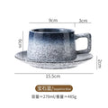 Axyaa Ceramic Coffee Cup & Saucer Set for Lattes and Afternoon Tea