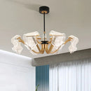 Axyaa Modern LED Chandelier Pendant Light for Dining Room Decor - Indoor Ceiling Lamp
