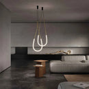 Axyaa Nordic Modern Art Line LED Pendant Light for Home Art Decor