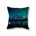 Axyaa City Building Night View Pillowcase