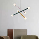 Axyaa Minimalist LED Chandelier for Living Room, Bedroom, Study, or Children's Room