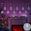 Axyaa Christmas LED Star Curtain Lights: Festive Room & Garden Atmosphere Lighting