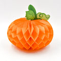 Axyaa Pumpkin Honeycomb Paper Decorations, Foldable Fall Centerpieces for Halloween Thanksgiving