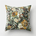 Axyaa Flower Bird Print Decorative Chair Cushion Pillowcase