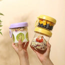 Axyaa Portable Salad Cup with Spoon: Fitness Food Container for Breakfast and Oats