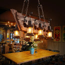 Axyaa Retro Solid Wood Art Lamp for Bar Restaurant Corridor - Creative Wall Decor