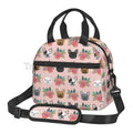 French Bulldog Art Lunch Bag by Axyaa: Insulated Bento Tote for Work, School, Picnic