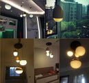 Axyaa Nut-Shaped Glass Pendant Light - Modern Nordic Design