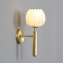 Axyaa Modern Chinese Style Bedside Marble Wall Lamp for Luxury Living Room Lighting