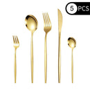 Axyaa Stainless Steel Cutlery Set for Banquet Restaurant Guests