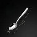 Axyaa Long Handle Stainless Steel Pointed Spoon for Home and Hotel Tableware