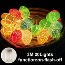 Axyaa Easter Egg Lights: Battery Operated Fairy String Lights for Home Party Decor