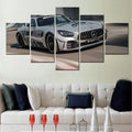 Axyaa Formula 1 Safety Car Canvas Wall Art Print for Home Decor
